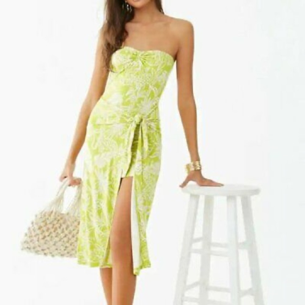 Forever 21 Tropical Print Dress